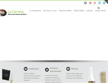 Tablet Screenshot of cooperativalacarrera.com